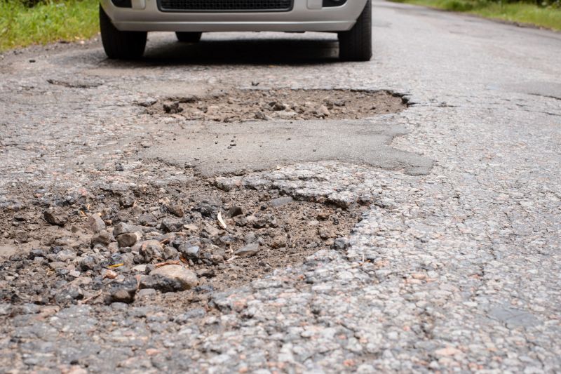 Repairs on Damaged Asphalt